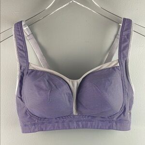 Lululemon Ta Ta Tamer II Striped Purple Women's Bra 36D
